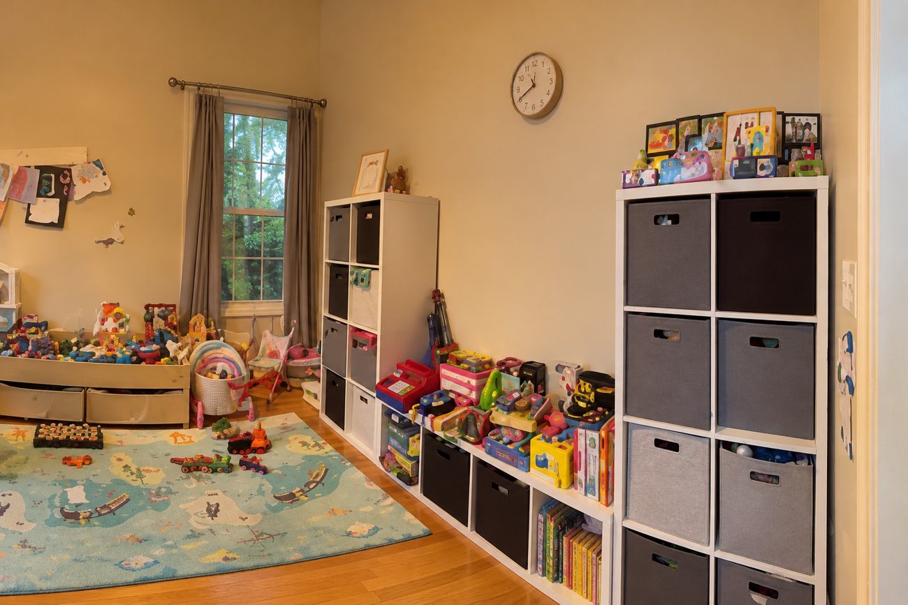 Playroom Transformation before