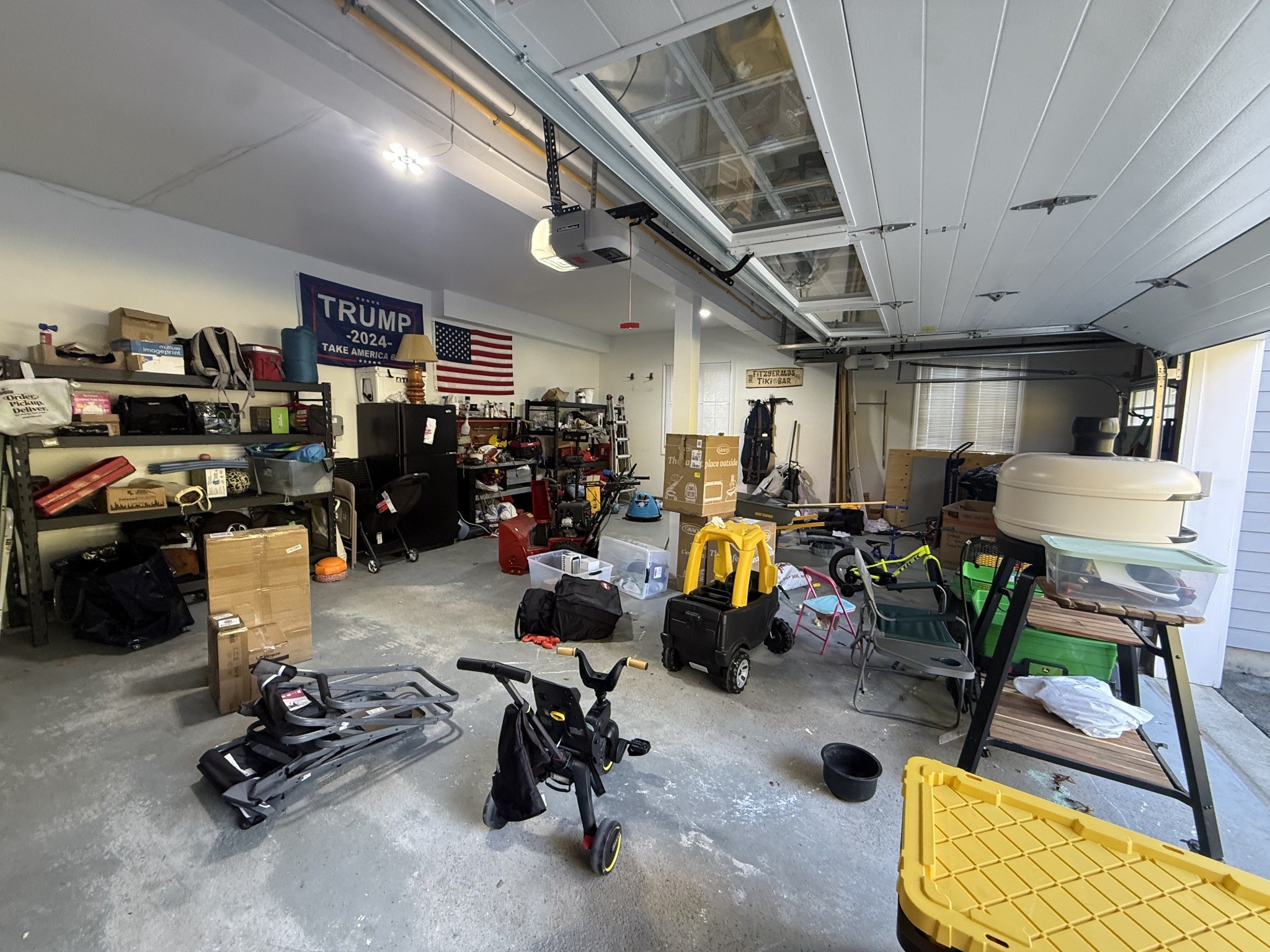 Garage Transformation before