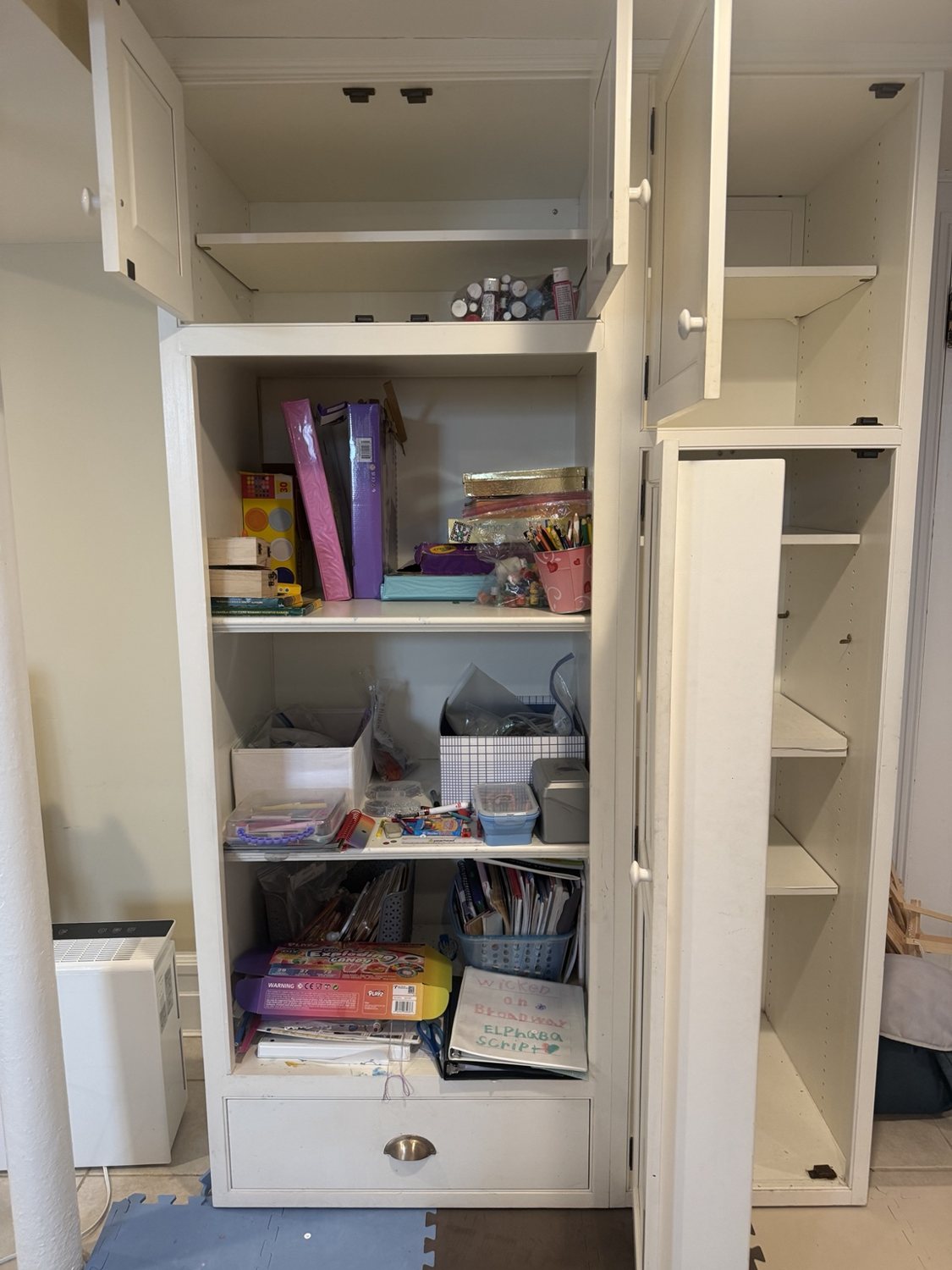 Craft Cabinet before