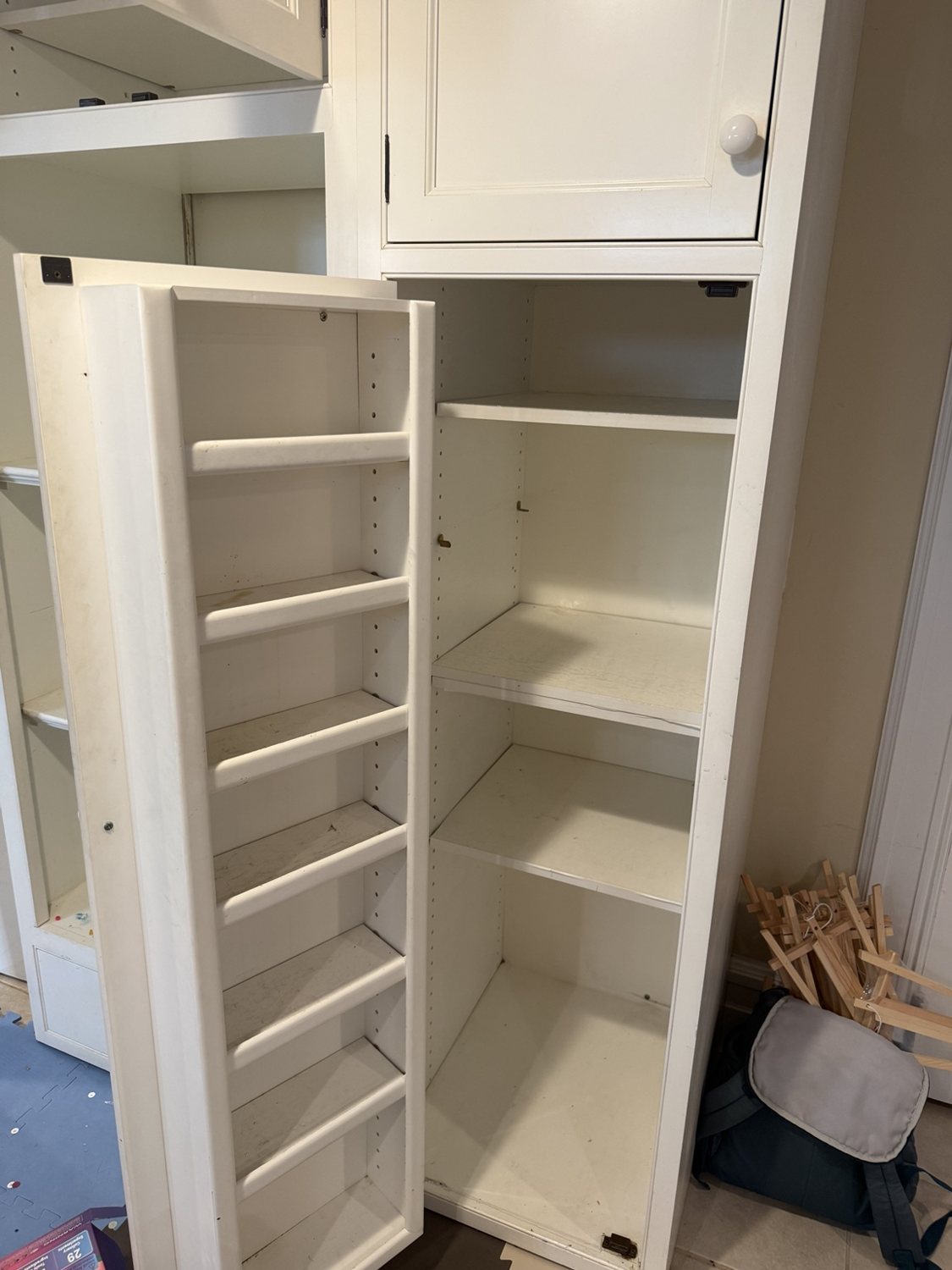 Craft Supply Storage before
