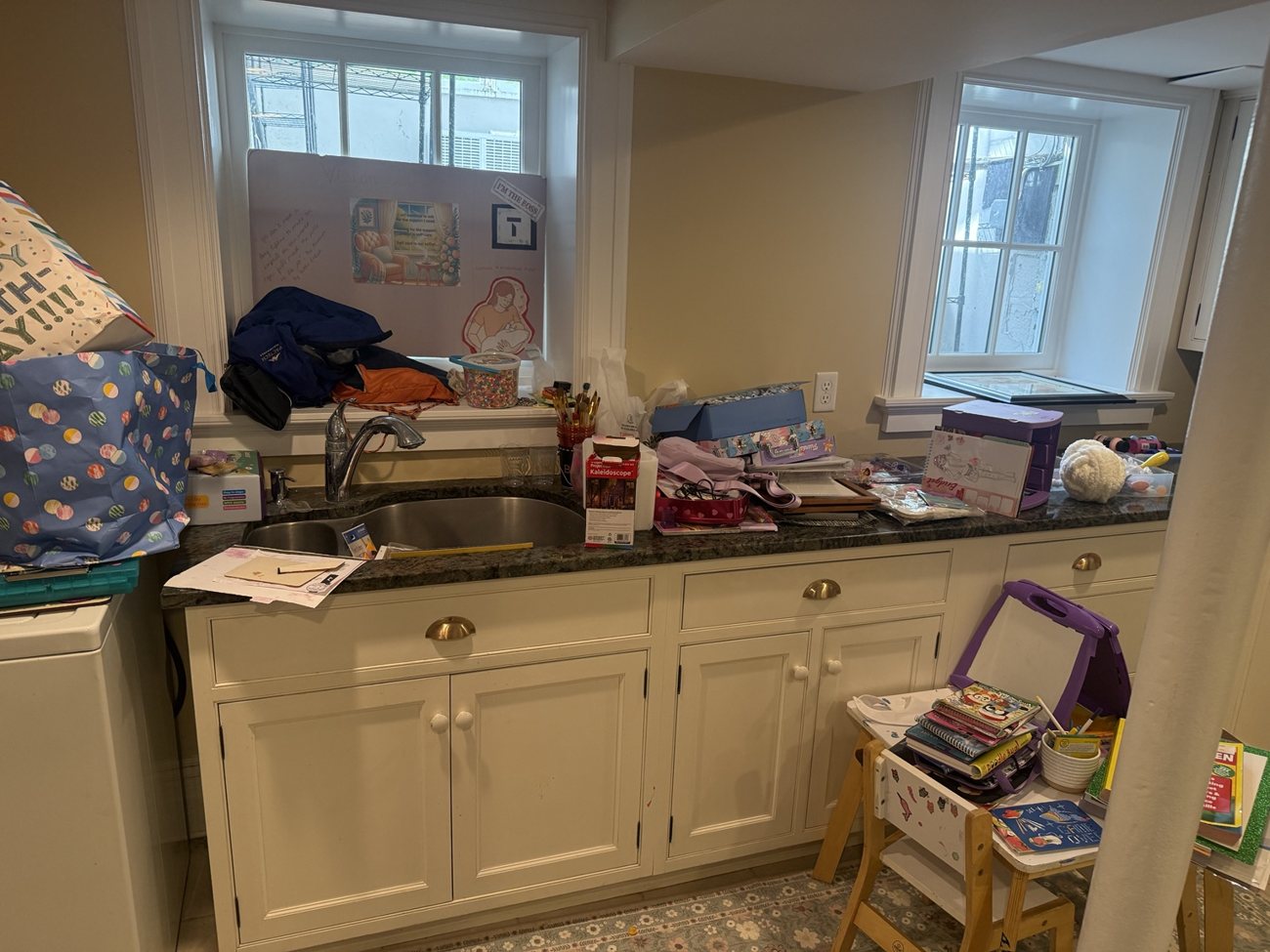 Basement Kitchen before
