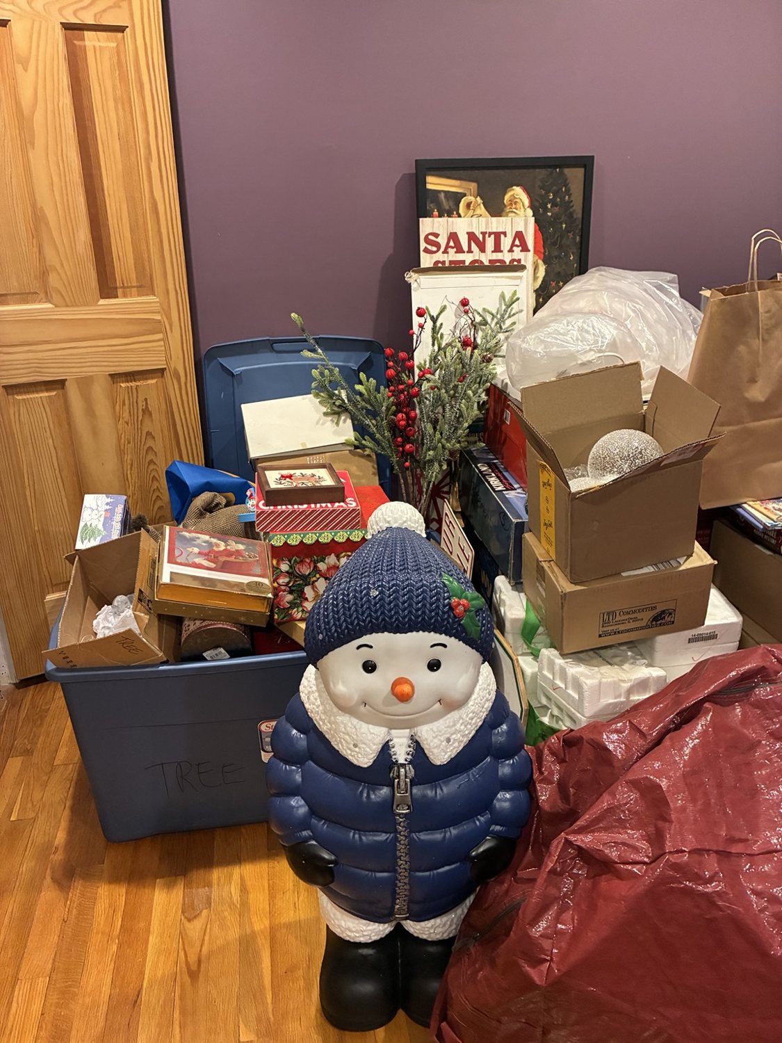 Holiday Storage before