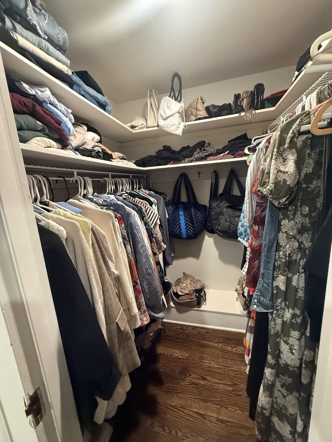 Walk-in Closet before