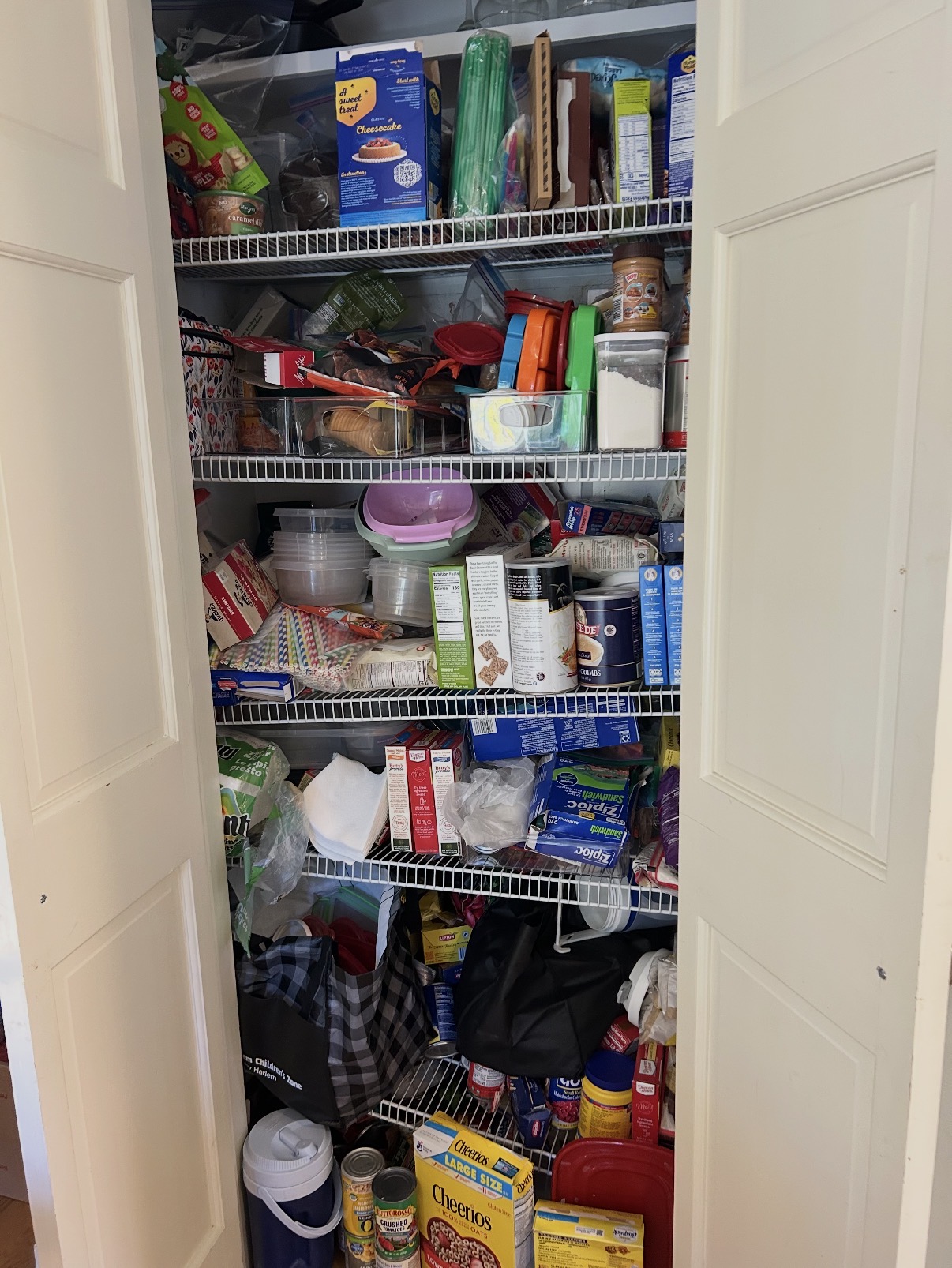 Pantry before organizing